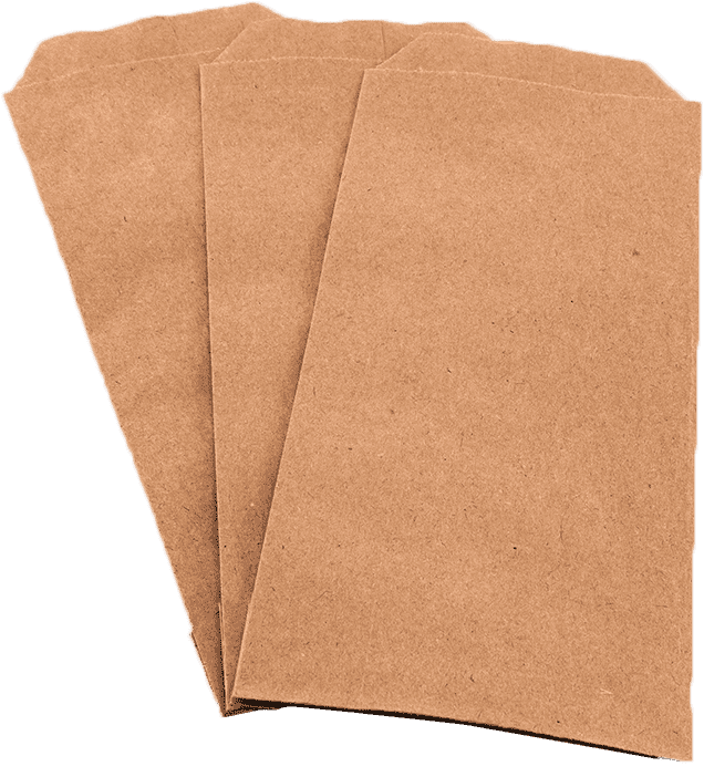 Бумажные конверты с V-образным дном