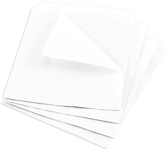 Бумажные уголки из белой крафт бумаги